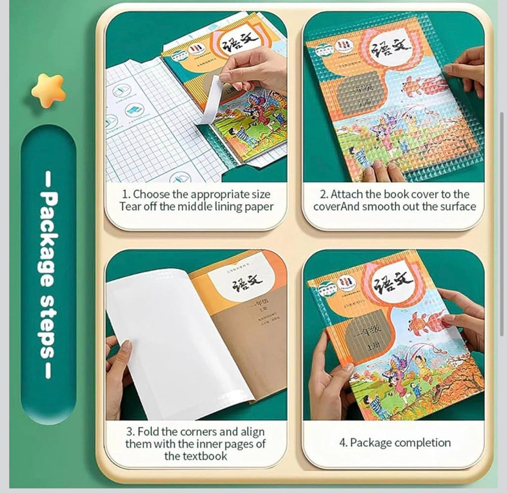 Transparent Book Cover